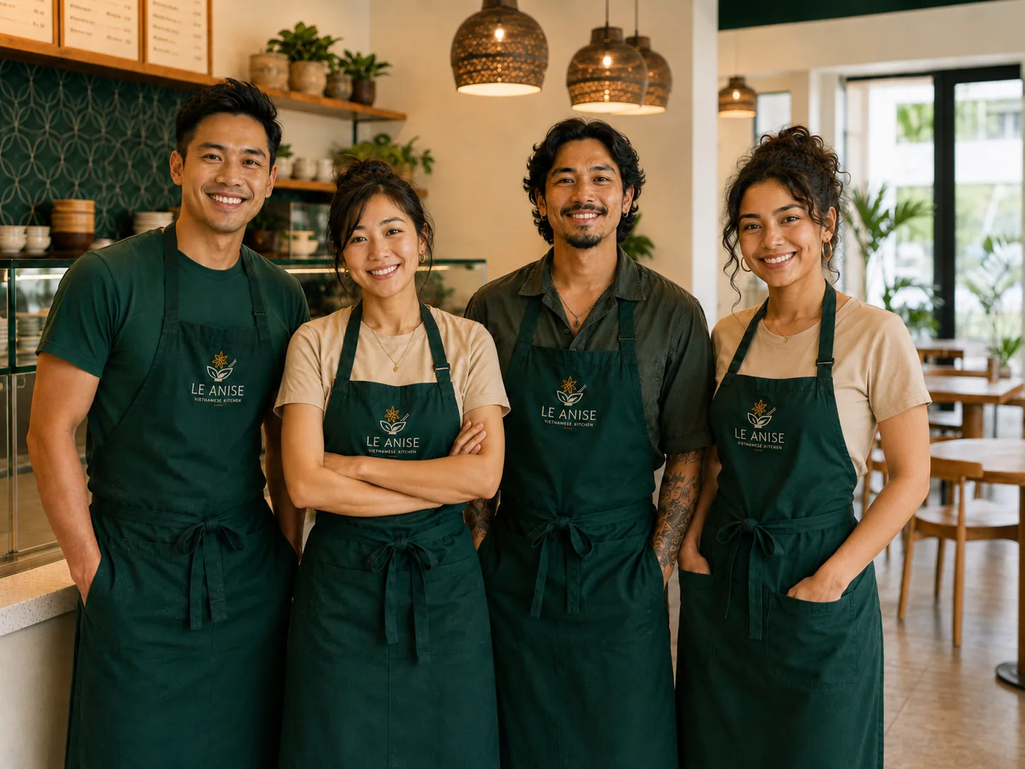 The Le Anise opening team